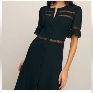 Reformation Woodson Dress Read Details Sz 8